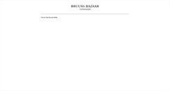 Desktop Screenshot of newsletter.bruunsbazaar.com