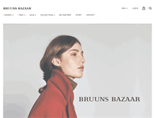 Tablet Screenshot of bruunsbazaar.com
